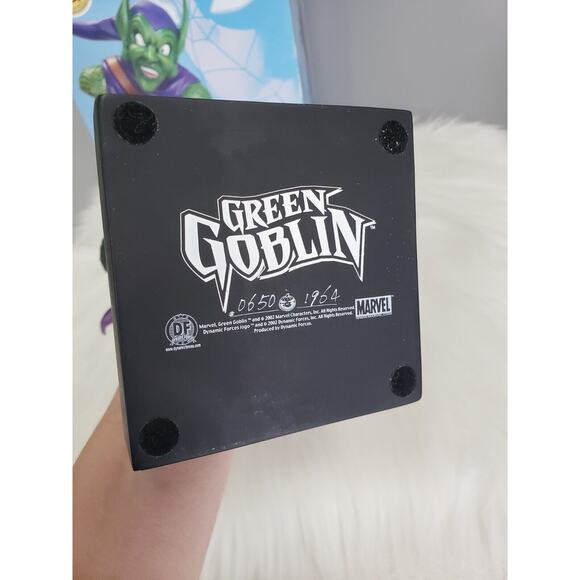 Marvel Green Goblin Mini Bust Statue #650/1964 By Dynamic Forces Spiderman 8" - Picture 5 of 8
